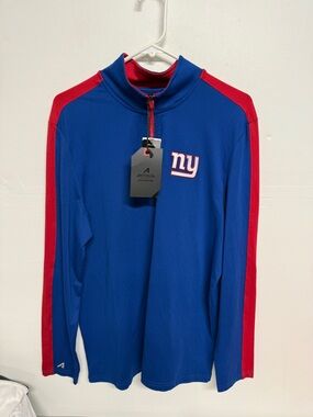 Antigua New York giants 1/4 zip long sleeve men’s medium